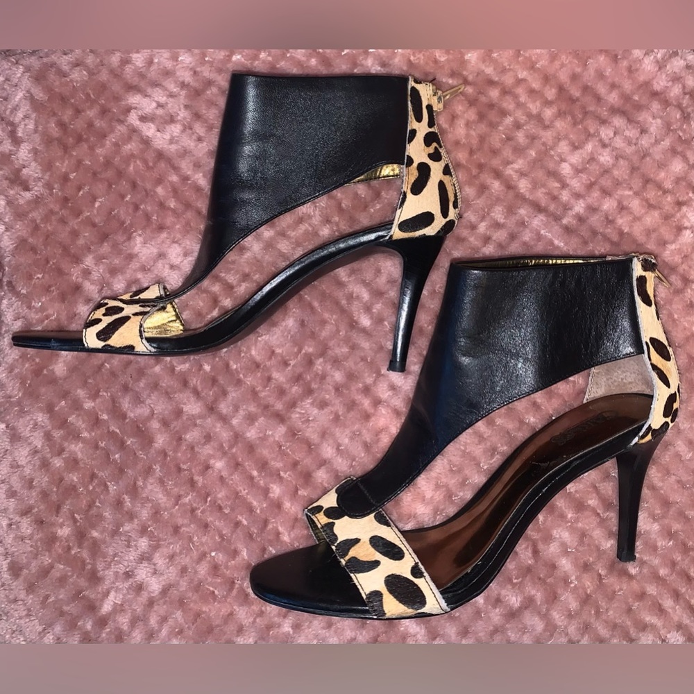 Carlos, size 6.5, Leather, Faux Fur